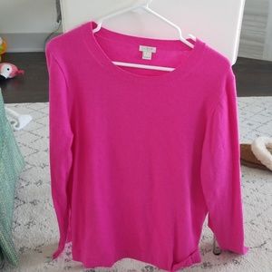 Pink Jcrew Sweater